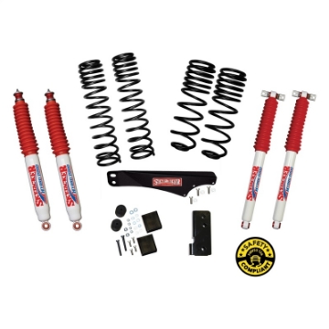 Picture of Skyjacker 2007-2017 Jeep Wrangler 4 Door JK 2-2-5in Suspension Lift Kit w- Shock