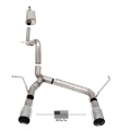 Picture of Corsa 2018-2025 Jeep Wrangler JLU 3-6L 2-75in Sport Cat-Back Exhaust w- American Flag Tips