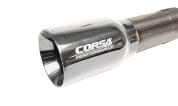 Picture of Corsa 2018-2025 Jeep Wrangler JLU 3-6L 2-75in Sport Cat-Back Exhaust w- American Flag Tips