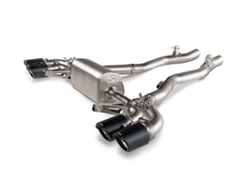 Picture of Akrapovic 2020 BMW M8-M8 Competition F91-F92 w-OPF-GPF Slip-On Line Titanium w-Carbon Tips