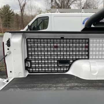 Picture of BuiltRight Industries 2019+ Ford Ranger Any Bed Bedside Rack System - Driver Rear Panel