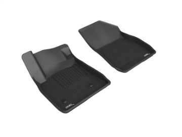 Picture of 3D MAXpider 2021 Buick Encore GX FWD 20-21 - Chevy Trailblazer FWD Kagu 1st Row Floormats - Black