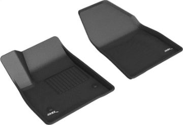 Picture of 3D MAXpider 20-21 Cadillac XT6 Kagu 1st Row Floormats - Black