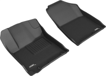 Picture of 3D MAXpider 20-21 Hyundai Venue Kagu 1st Row Floormats - Black