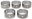 Picture of Clevite Chevrolet Pass & Trk 348 409 V8 1958-65 Camshaft Bearing Set