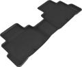 Picture of 3D MAXpider 19-21 Nissan Murano Kagu 2nd Row Floormats - Black