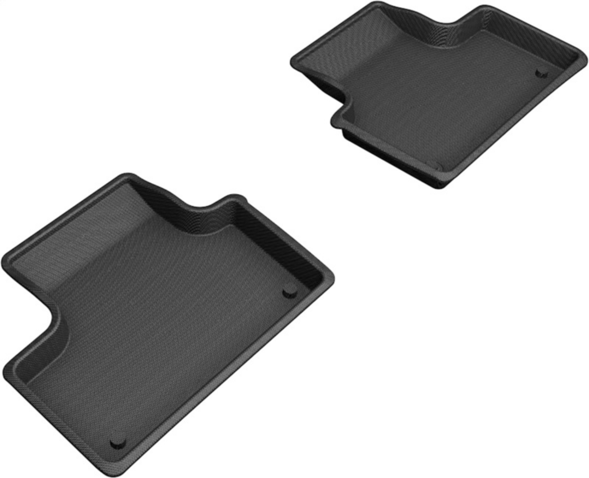 Picture of 3D MAXpider 18-21 Volvo XC60 T8 Twin Engine Kagu 2nd Row Floormats - Black