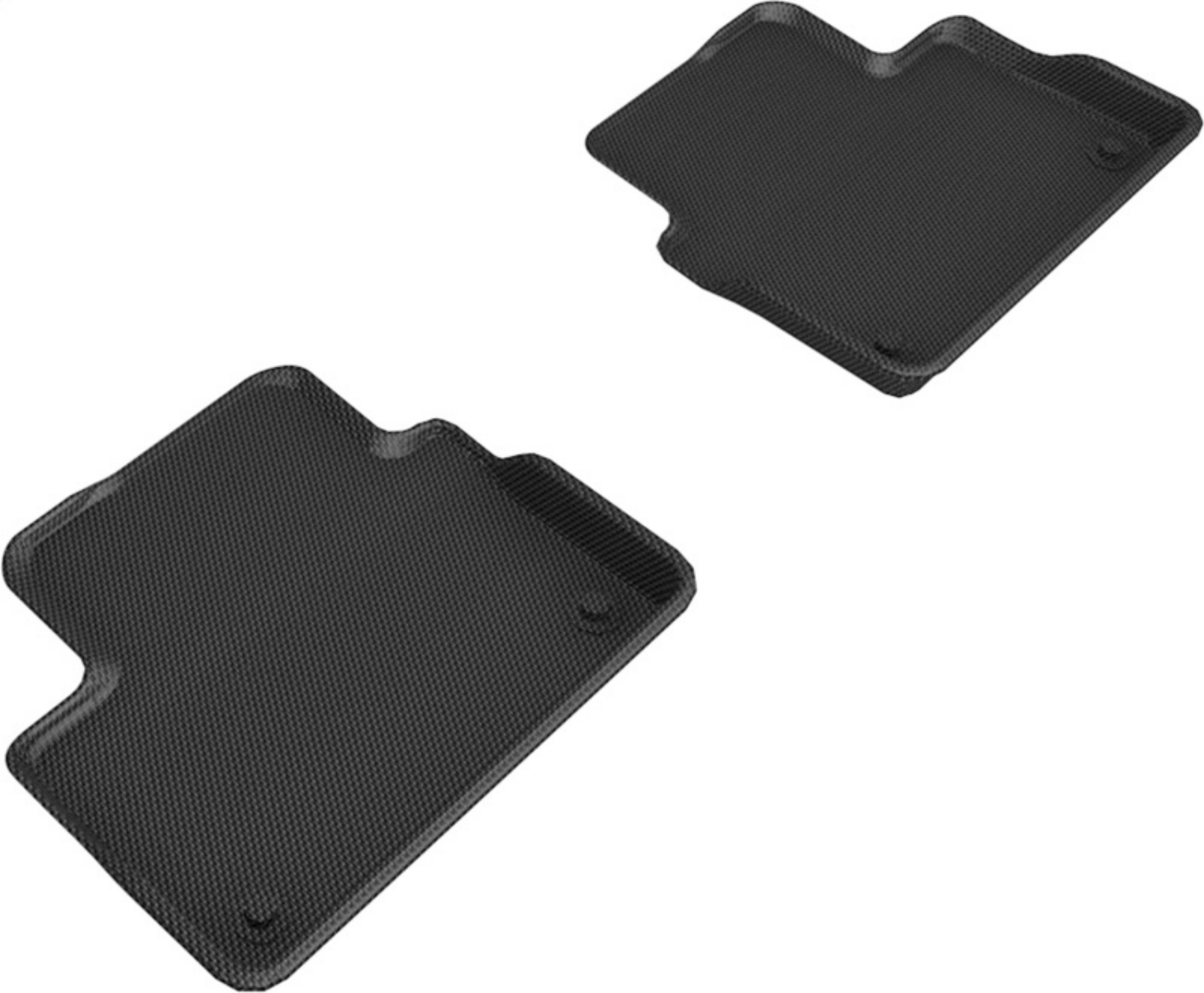 Picture of 3D MAXpider 19-21 Volvo S60 - V60 Hybrid Kagu 2nd Row Floormats - Black