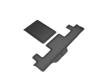 Picture of 3D MAXpider 2021 Chevrolet Tahoe - GMC Yukon 7-Seats Kagu 3rd Row Floormats - Black