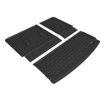 Picture of 3D MAXpider 2021 Chevrolet Tahoe - GMC Yukon Behind R3 Seatback Protector Cargo Liner - Black
