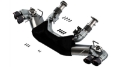 Picture of Borla 2020 Chevrolet Corvette C8 6-2L S-Type Exhaust System Dual Round Angle Cut Carbon Fiber Tips