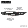 Picture of Westin 15-20 Chevrolet Colorado Pro-Mod Front Bumper - Textured Black