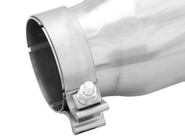 Picture of aFe MACHForce-XP 304 Stainless Steel Polished Exhaust Tip 3-5in x 4-5in Out x 12in L Clamp-On