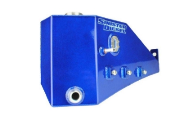 Picture of Sinister Diesel 08-10 Ford 6-4L Degas Bottle - Blue
