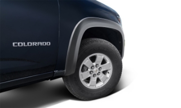 Picture of Bushwacker 15-19 Chevy Colorado Excl- ZR2 OE Style Fender Flares 2pc Front - Black