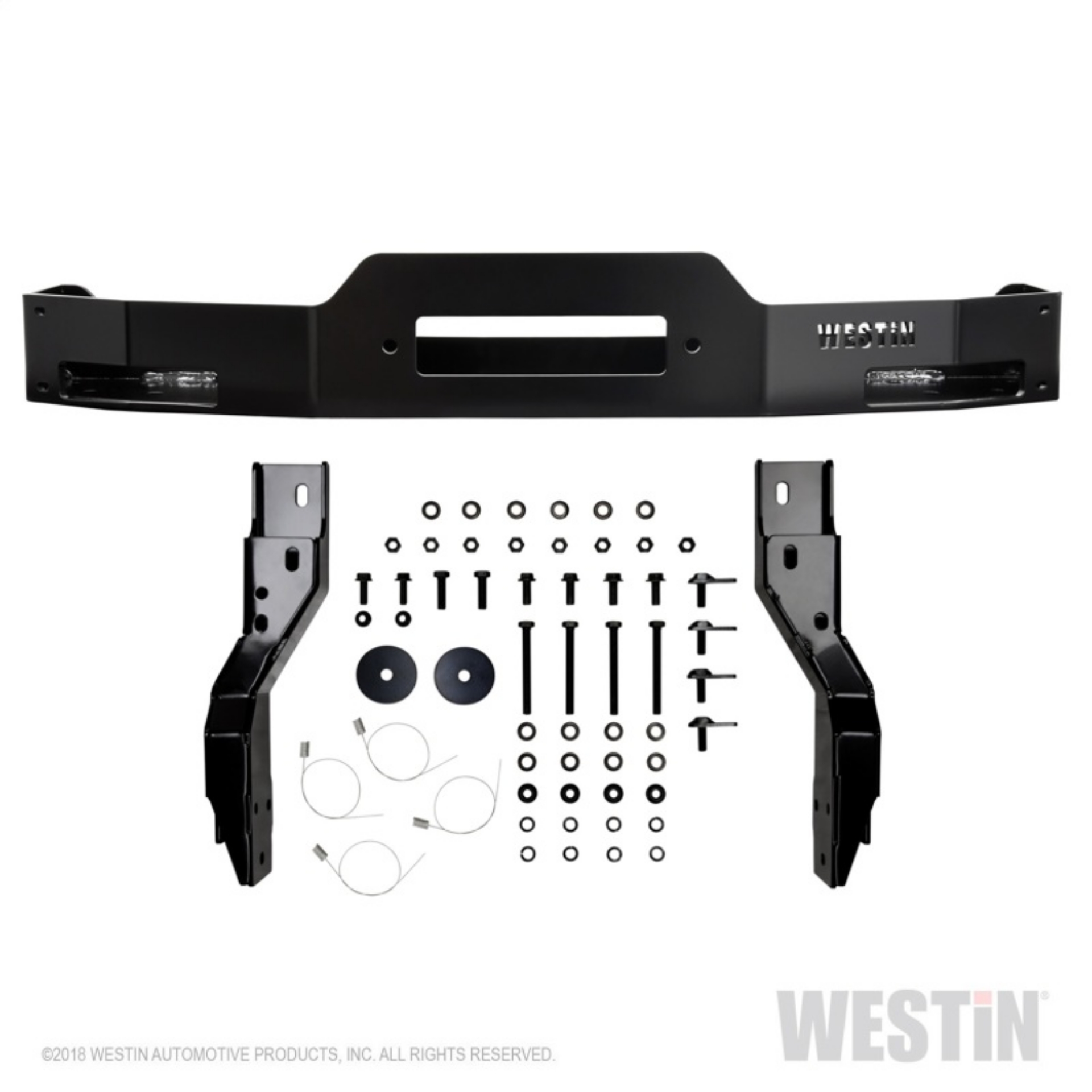 Picture of Westin 19-21 Chevy Silverado 1500 Excl- 2019 Silverado LD MAX Winch Tray - Black