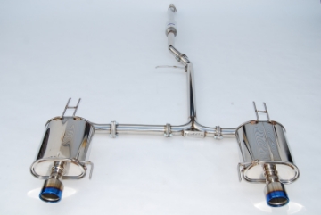 Picture of Invidia 04-08 Acura TSX Q300 Rolled Titanium Tip Cat-Back Exhaust