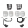Picture of Baja Designs 2021+ Ford F150 A Pillar Kit Squadron Sport Spot with Upfitter