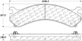 Picture of StopTech 01-10 Chevrolet Silverado 3500 - GMC Sierra 3500 Rear Truck & SUV Brake Pad