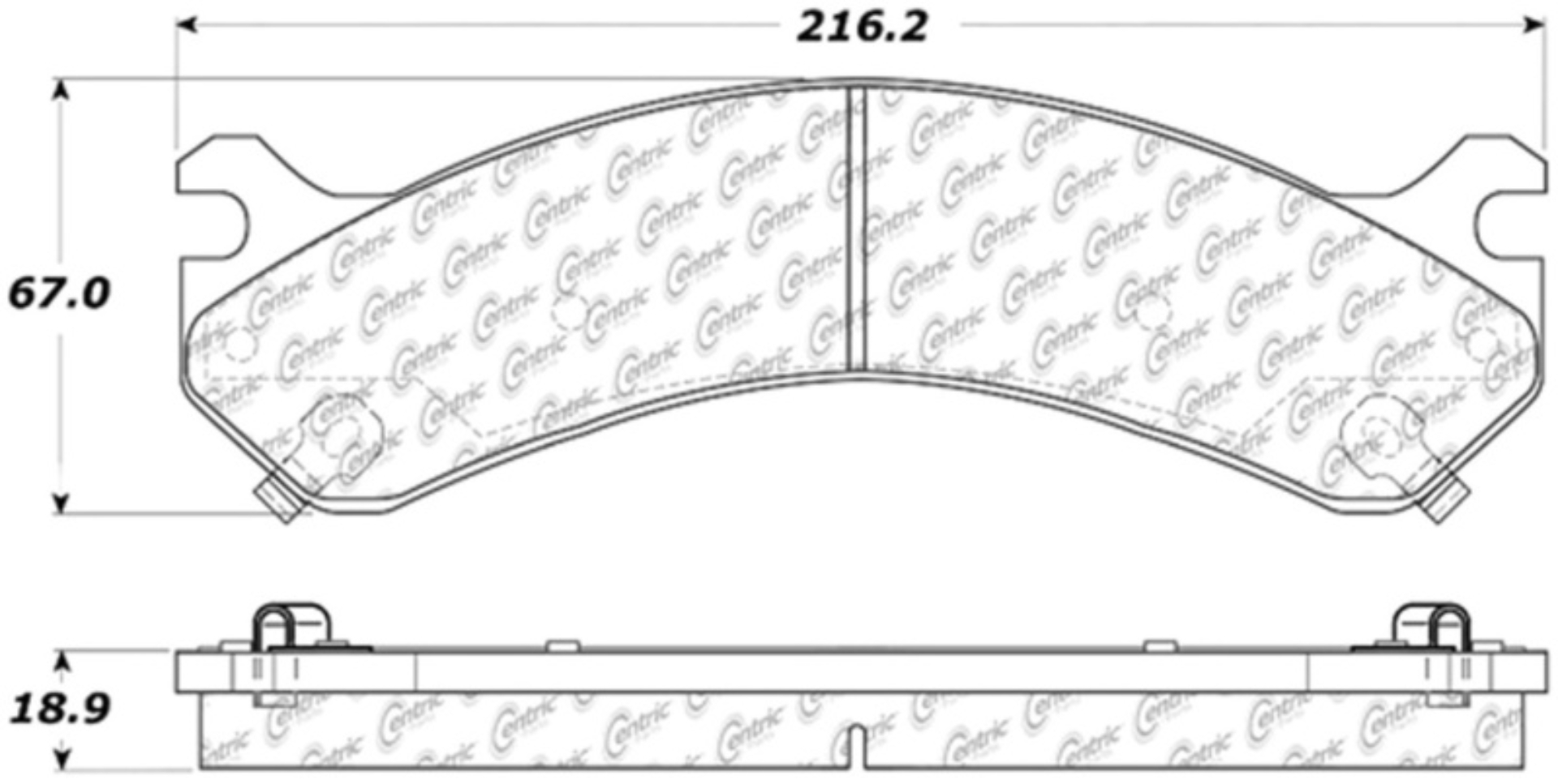 Picture of StopTech 01-10 Chevrolet Silverado 3500 - GMC Sierra 3500 Rear Truck & SUV Brake Pad