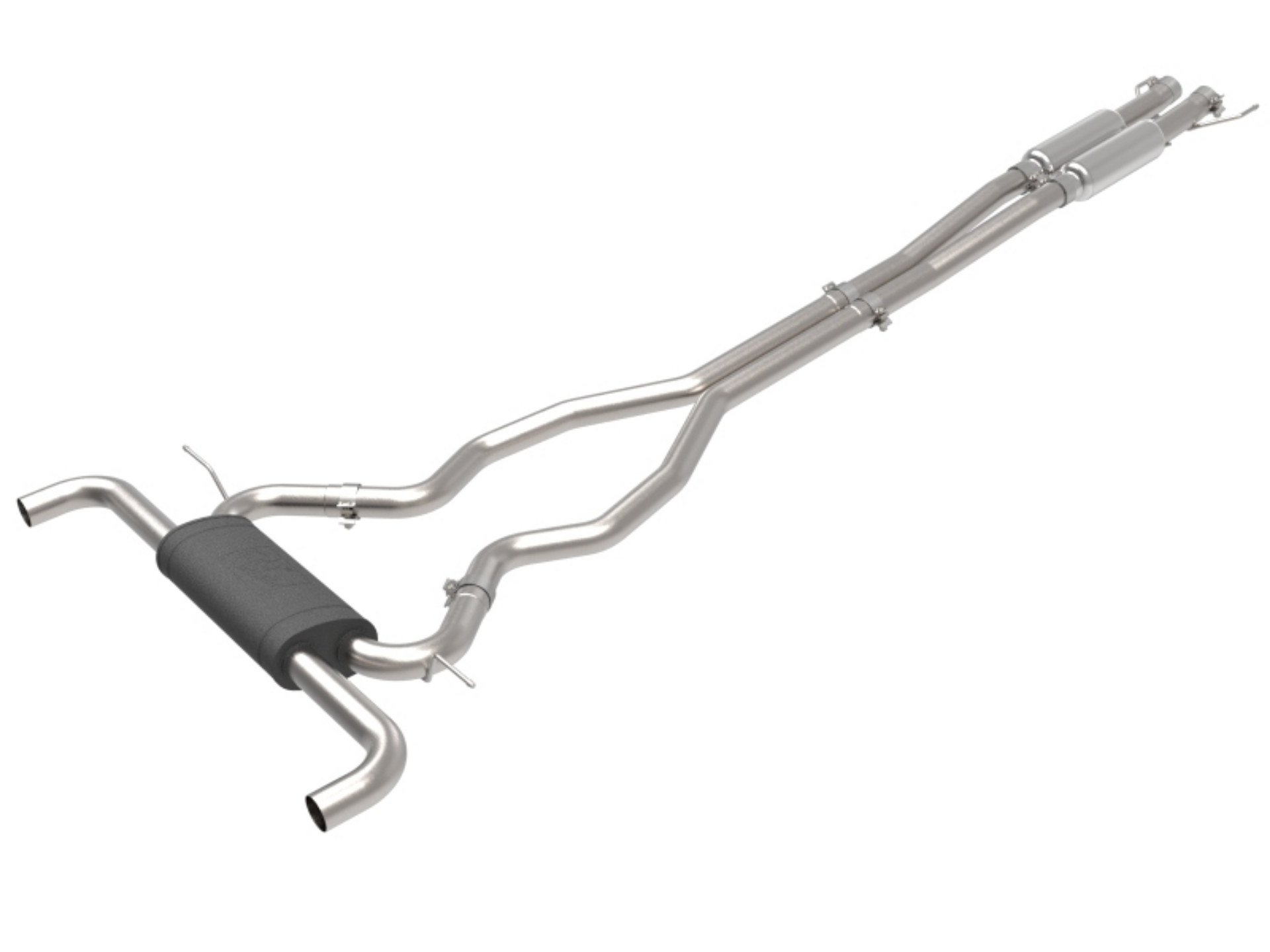 Picture of aFe Vulcan Series 2 1-2in 304 SS Cat-Back 19-20 Ford Edge ST V6 2-7Ltt