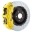 Picture of Brembo 17-20 RS3 Sedan Front GT BBK 6 Piston Cast 380x34 2pc Rotor Slotted Type-3- Yellow