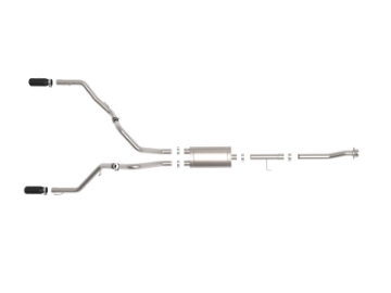 Picture of aFe Vulcan 3in 304 SS Cat-Back Exhaust 2021 Ford F-150 V6 2-7L-3-5L tt-V8 5-0L w- Black Tips
