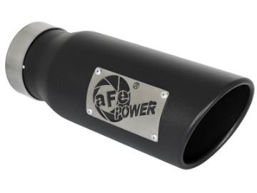 Picture of aFe Gemini XV 3in 304 SS Cat-Back Exhaust 2021 Ford F-150 V6 2-7L-3-5L tt-V8 5-0L w- CO Black Tips