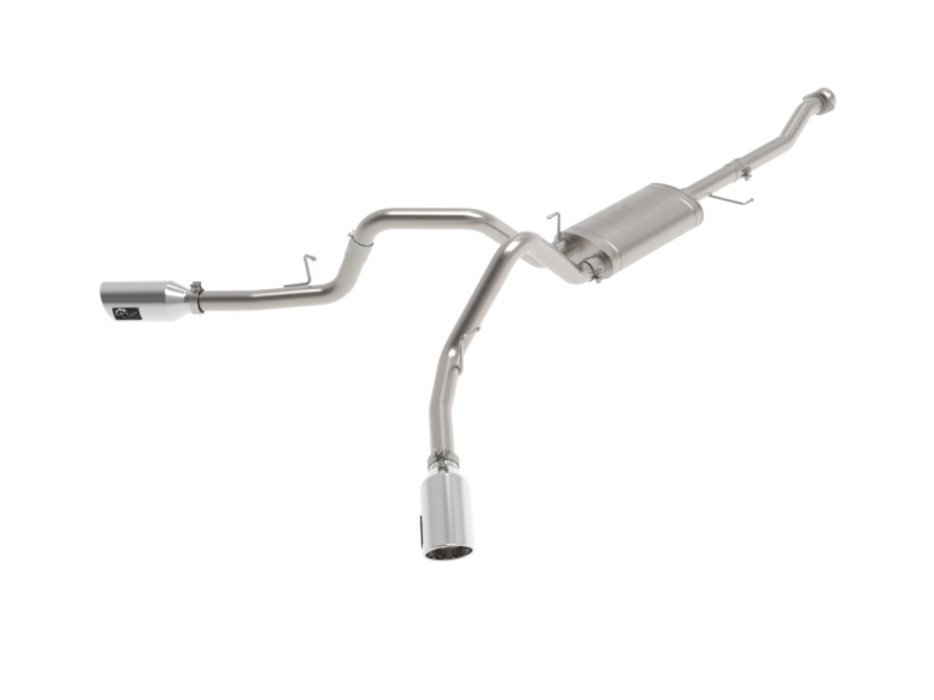 Picture of aFe Vulcan 3in 304 SS Cat-Back Exhaust 2021 Ford F-150 V6 2-7L-3-5L tt-V8 5-0L w- Polished Tips