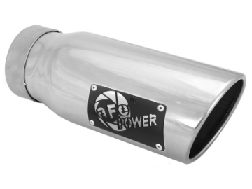 Picture of aFe Vulcan 3in 304 SS Cat-Back Exhaust 2021 Ford F-150 V6 2-7L-3-5L tt-V8 5-0L w- Polished Tips