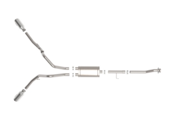Picture of aFe Vulcan 3in 304 SS Cat-Back Exhaust 2021 Ford F-150 V6 2-7L-3-5L tt-V8 5-0L w- Polished Tips