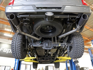 Picture of aFe Vulcan 3in 304 SS Cat-Back Exhaust 2021 Ford F-150 V6 2-7L-3-5L tt-V8 5-0L w- Polished Tips