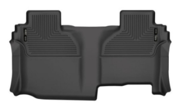 Picture of Husky Liners 19-21 Silverado-Sierra 1500-2500-3500 Double Cab X-ACT 2nd Seat Floor Liner - BLK