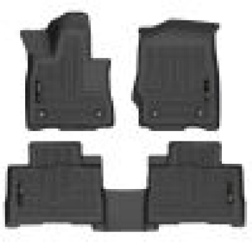 Picture of Husky Liners 20-21 Lincoln Aviator w 2nd Row Bench-Buckets Weatherbeater Front-2nd Seat Liners - BLK