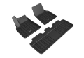 Picture of 3D MAXpider 2020-2021 Tesla Model Y Elitect 1st & 2nd Row Floormats - Black