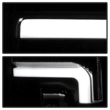 Picture of Spyder 17-18 Ford F250-F350-F450 Halogen Model Only -White Light Bar- Black- PRO-YD-FS17HALSI-BK
