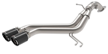 Picture of aFe Takeda 13-17 Hyundai Veloster L4-1-6L 2-1-2in 304 SS Axle-Back Exhaust w- Carbon Fiber Tips