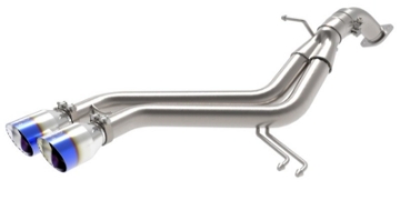 Picture of aFe Takeda 13-17 Hyundai Veloster L4-1-6L 2-1-2in 304 SS Axle-Back Exhaust w- Blue Flame Tips