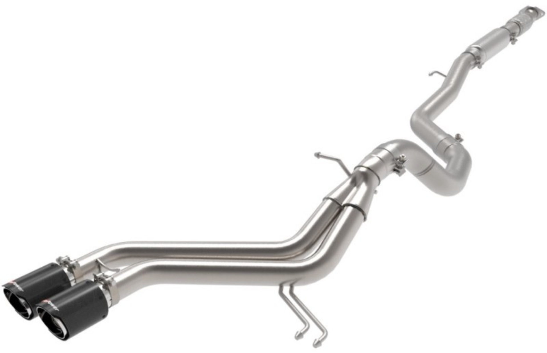 Picture of aFe Takeda 2-1-2in to 3in SS-304 Cat-Back Exhaust w- C-F Tips 13-17 Hyundai Veloster L4-1-6L