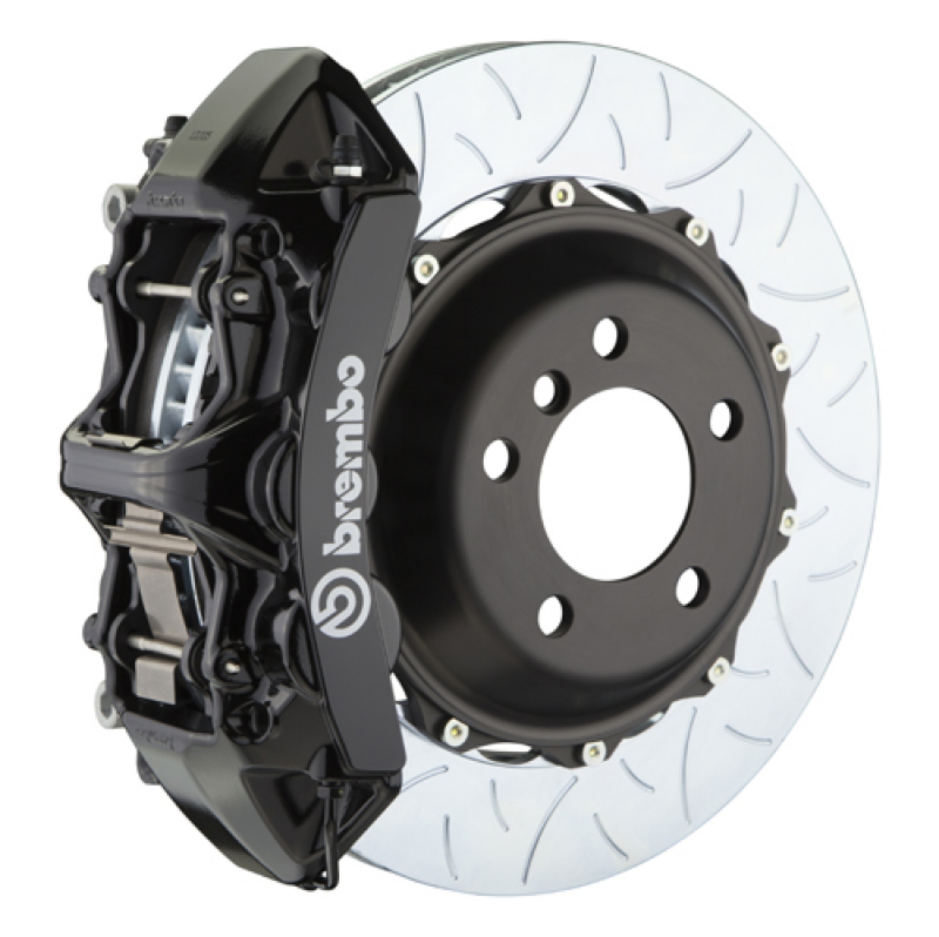 Picture of Brembo 13-17 Q5 3-0T-TDI-Hybrid Front GT BBK 6 Piston Cast 380x32 2pc Rotor Slotted Type3-Black