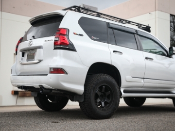 Picture of aFe POWER Vulcan Series 2-1-2in 304SS Cat-Back Exhaust 10-21 Lexus GX460 V8-4-6L w- Black Tip