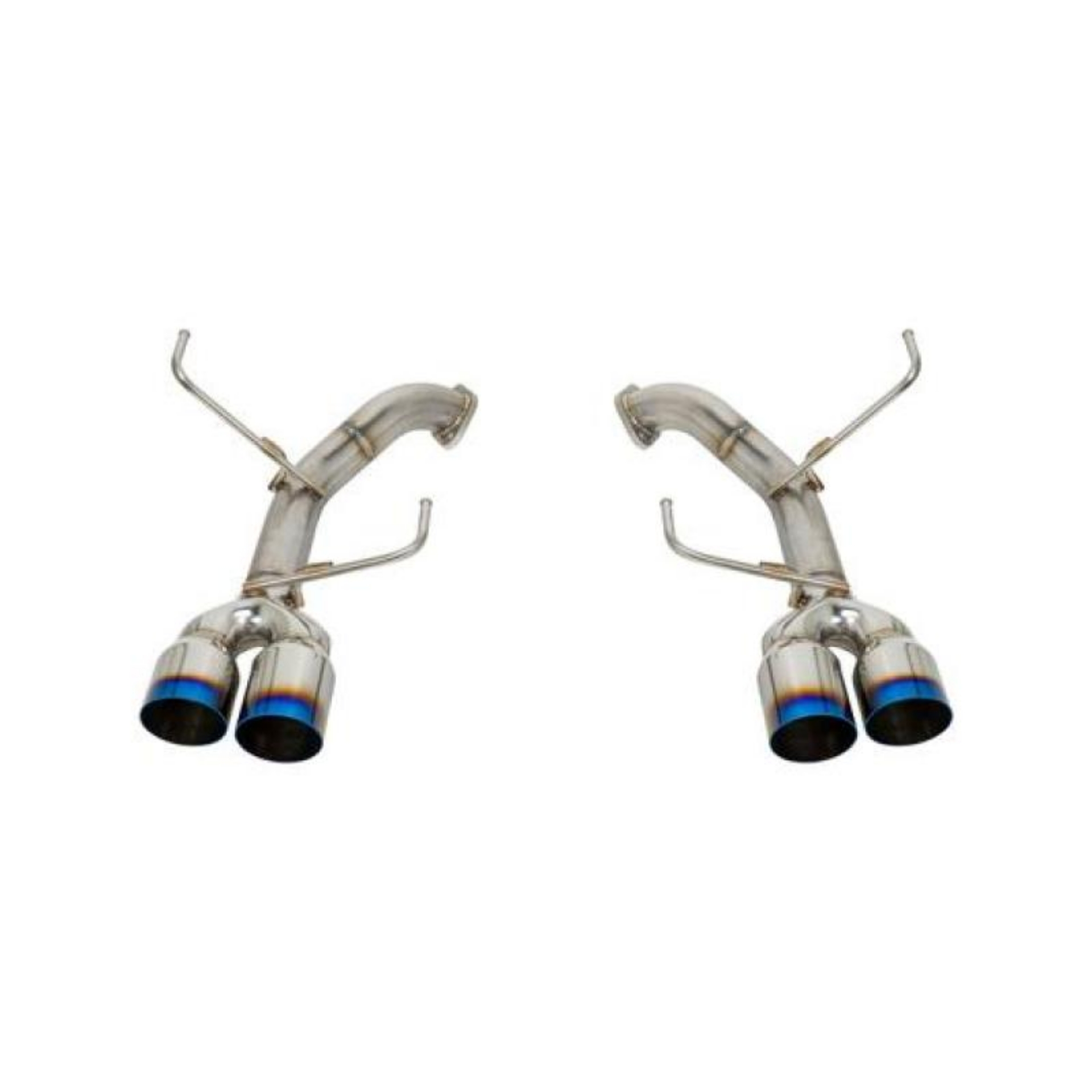 Picture of Remark 11-14 Subaru WRX-STI GR GV Sedan Axle Back Exhaust w-Burnt Stainless Steel Single Wall Tip