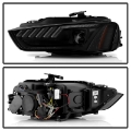 Picture of Spyder 13-16 Audi A4-S4 Halogen Model Only Projector Headlights - Black PRO-YD-AA413HALSI-BK