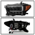 Picture of Spyder 16-20 Toyota Tacoma Halogen Model Only High-Power LED Headlights - Black PRO-YD-TT16HALAP-BK