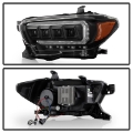 Picture of Spyder 16-20 Toyota Tacoma LED Model Only High-Power LED Headlights - Black PRO-YD-TT16LEDAP-BK