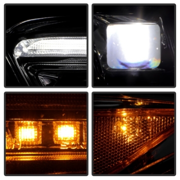 Picture of Spyder 16-20 Toyota Tacoma LED Model Only High-Power LED Headlights - Chrome PRO-YD-TT16LEDAP-C
