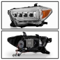 Picture of Spyder 16-20 Toyota Tacoma LED Model Only High-Power LED Headlights - Chrome PRO-YD-TT16LEDAP-C