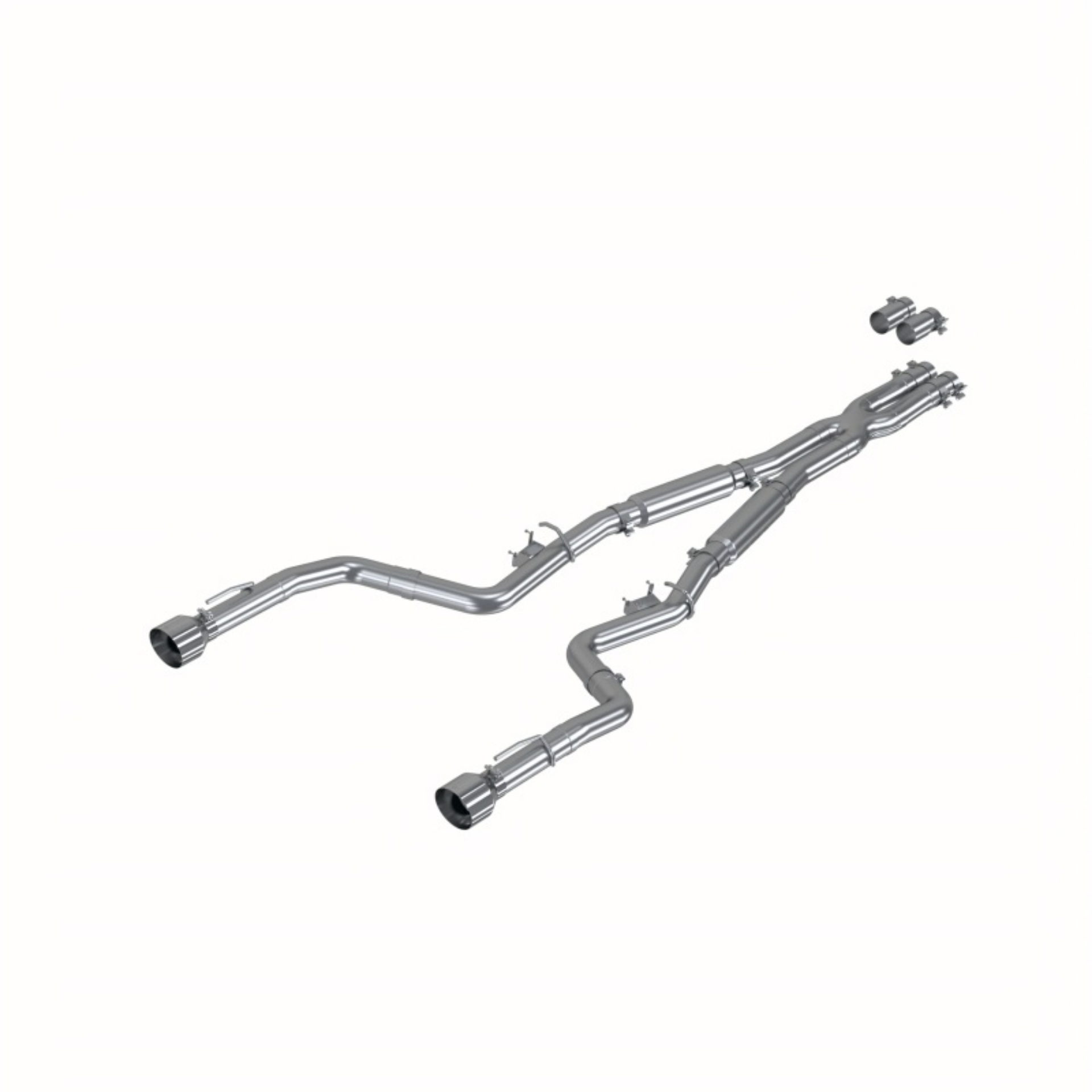 Picture of MBRP 17-21 Charger 5-7L 3in Dual Rear Exit Aluminized Catback Exhaust
