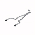 Picture of MBRP 17-21 Charger 5-7L-6-2L-6-4L 3in Race Profile Cat-Back w-Dual Carbon Fiber Tips T304 SS Exhaust