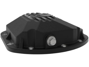 Picture of aFe Street Series Dana 30Front Differential Cover Black w- Machined Fins 97-18 Jeep Wrangler